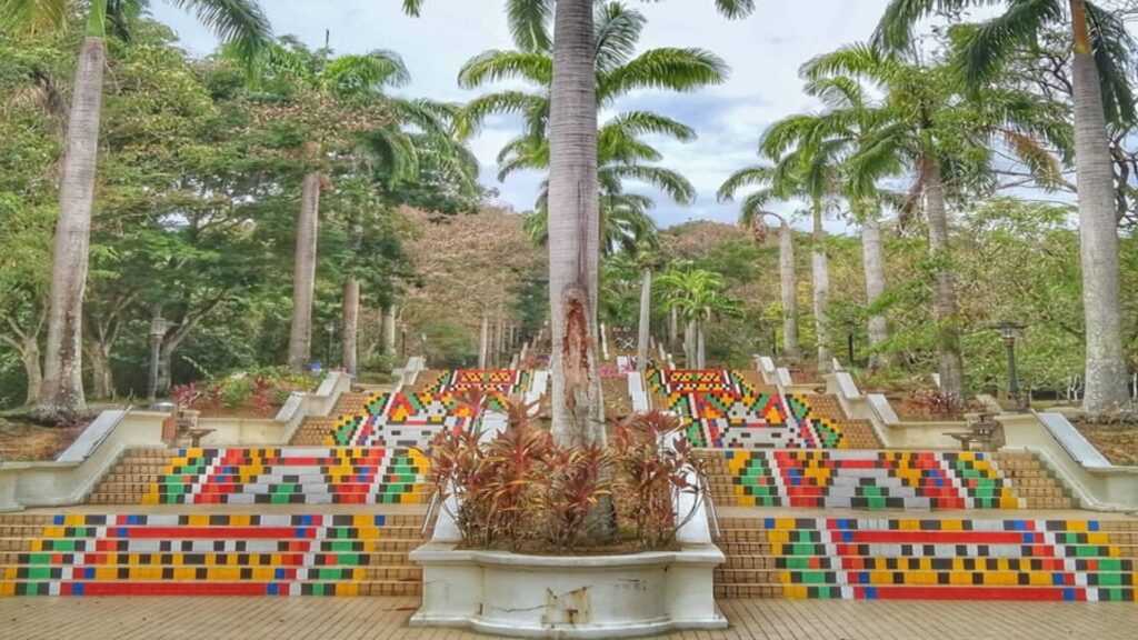 UMS Pinokol Steps. Kota Kinabalu Campus Tour