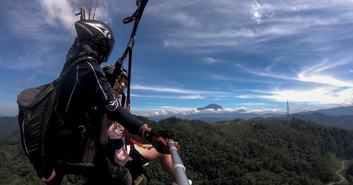 Paragliding at Kokol Hill