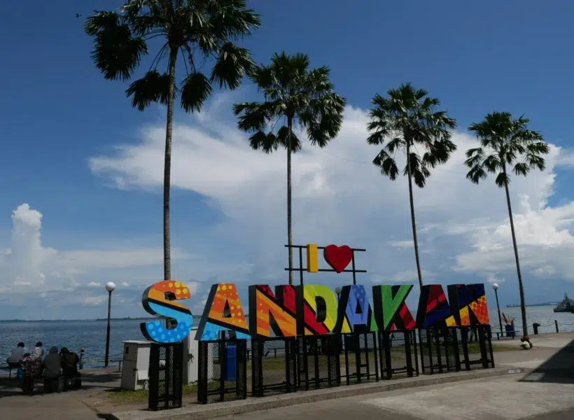 I Love Sandakan Sign – Iconic Waterfront Landmark