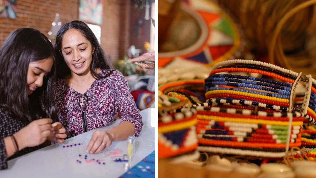 Best Rainy Day Activities in Sandakan 2025: What to Do When It Pours 10 beading-activity- Top 5 Things to Do in Sandakan When It Rains