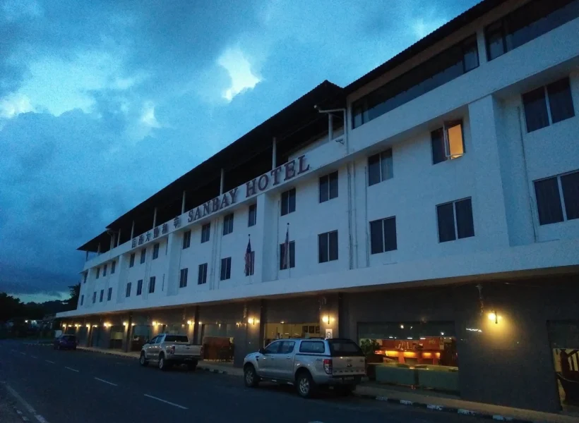 Exterior view of Sanbay Hotel in Sandakan